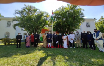 73rd Republic Day of India was celebrated by Embassy of India, Caracas with participation of the Indian Diaspora in Venezuela